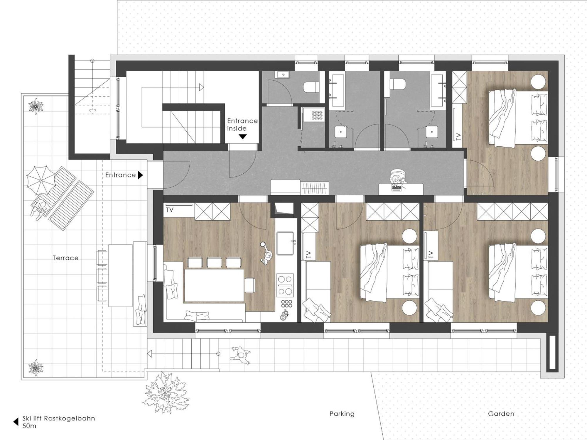 Ferienhaus Evelyn Тукс Екстериор снимка